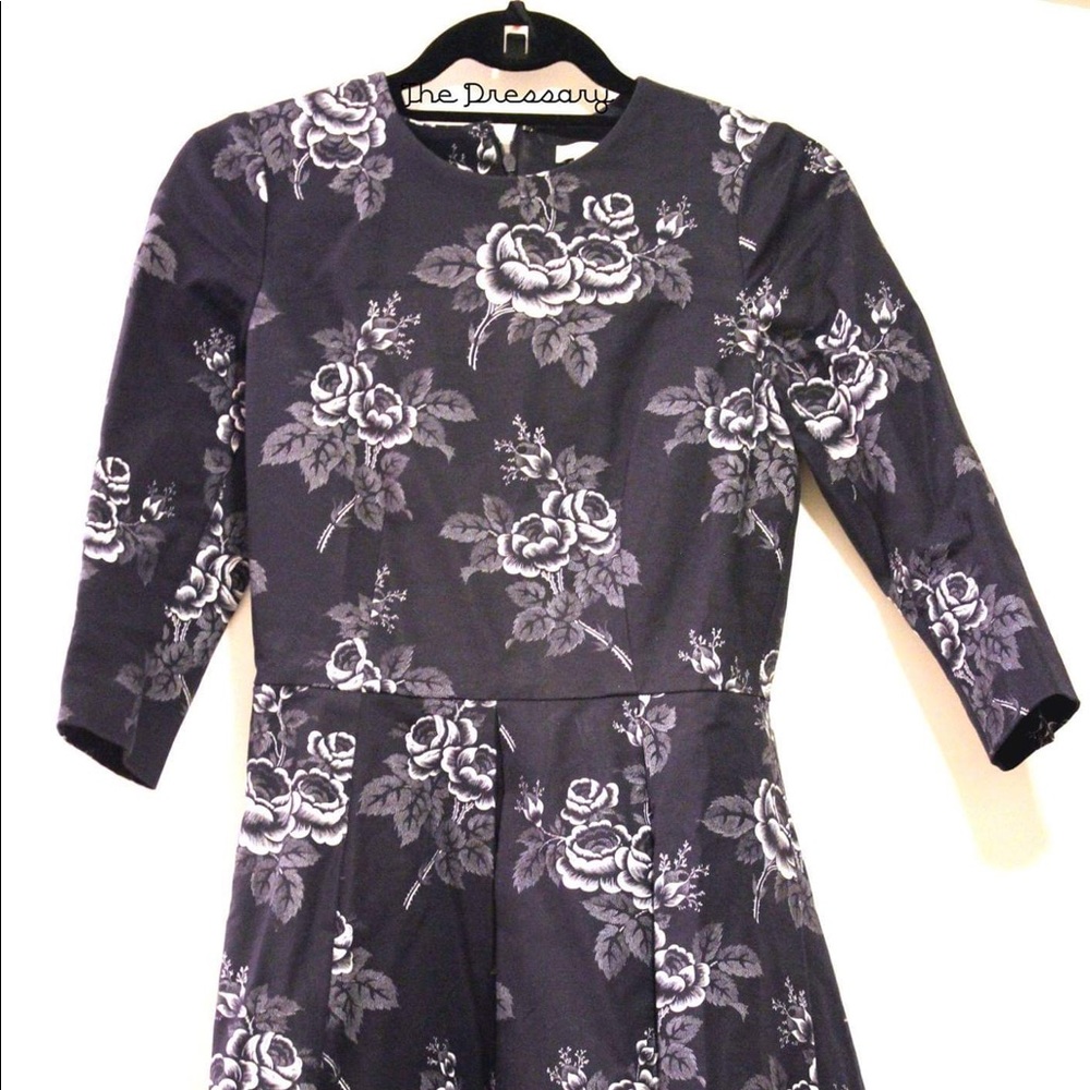 Gap Floral Toile Navy Dress